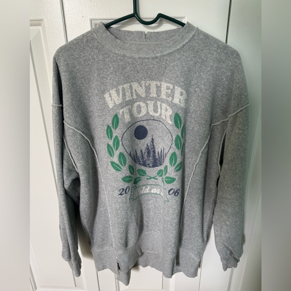 Gray Winter Tour Sweatshirt